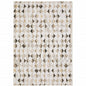 8' X 10' Beige And Gray Geometric Area Rug