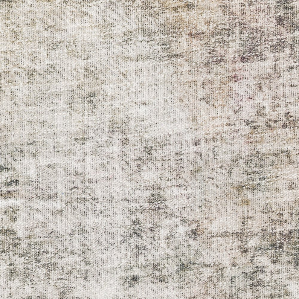 8' X 10' Blue And Beige Abstract Distressed Area Rug