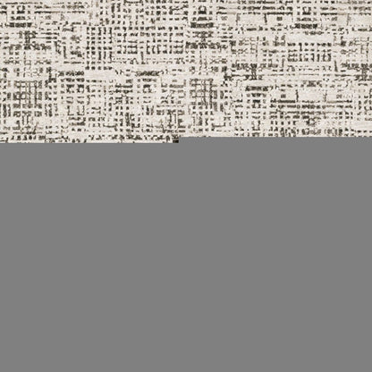 3' X 5' Ivory Grey Charcoal Brown And Beige Abstract Power Loom Stain Resistant Area Rug