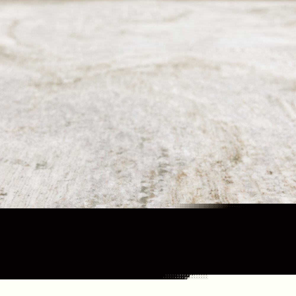 2' X 8' Ivory Tan Beige Grey And Brown Abstract Power Loom Stain Resistant Runner Rug