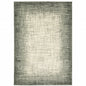 2' X 3' Grey Beige And Blue Power Loom Stain Resistant Area Rug