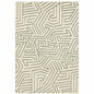 10' X 13' Gray And Ivory Geometric Power Loom Area Rug
