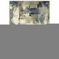 10' X 13' Blue Green And Ivory Abstract Area Rug