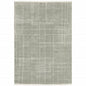 5' X 8' Grey And Ivory Geometric Shag Power Loom Stain Resistant Area Rug