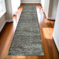 12' Runner Blue and Purple Oriental Power Loom Runner Rug