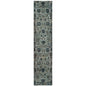 12' Blue Oriental Runner Rug