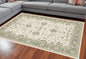 7' X 10' Gray and Ivory Oriental Power Loom Area Rug