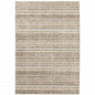 2' X 3' Ivory And Gray Abstract Area Rug