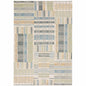 8' X 11' Blue And Green Geometric Area Rug