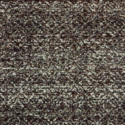 8' Gray Geometric Runner Rug