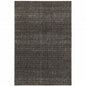 5' X 7' Gray Geometric Power Loom Area Rug