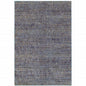 5' X 7' Purple And Gray Distressed Area Rug