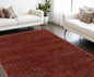 10' X 13' Red and Gray Power Loom Area Rug