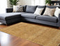 10' X 13' Brown Power Loom Area Rug