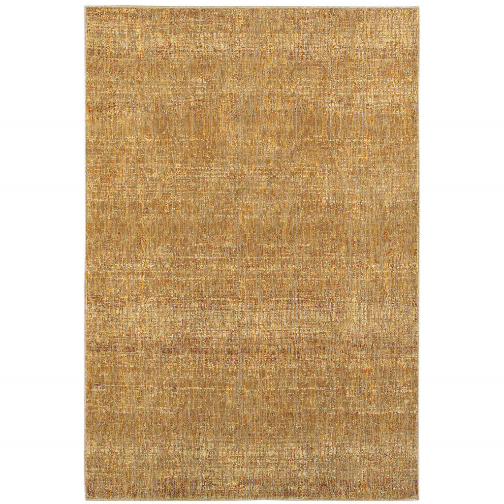 2' X 3' Brown Power Loom Area Rug