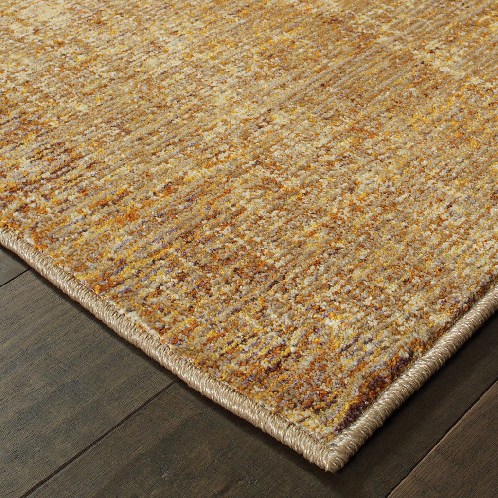 2' X 3' Brown Power Loom Area Rug