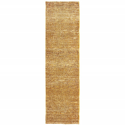8' Brown Runner Rug