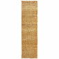 12' Brown And Ivory Runner Rug