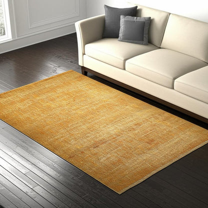 5' X 7' Brown Power Loom Area Rug
