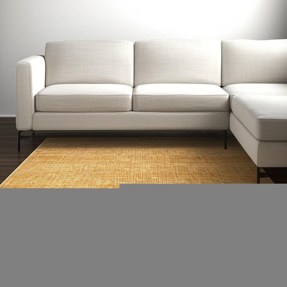 9' X 12' Brown Power Loom Area Rug