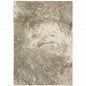 9' X 12' Gray and Ivory Abstract Power Loom Area Rug