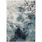 2' X 3' Gray Abstract Power Loom Area Rug