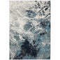 2' X 3' Gray Abstract Power Loom Area Rug
