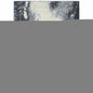3' X 5' Blue and Ivory Abstract Power Loom Area Rug