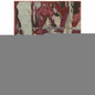 9' X 12' Red and Beige Abstract Power Loom Area Rug