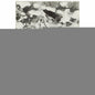 7' X 10' Gray and White Abstract Power Loom Area Rug