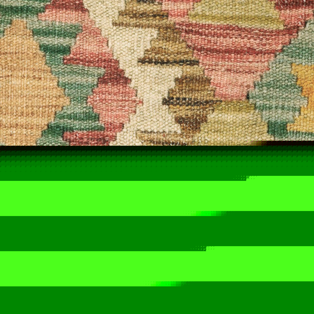 2' X 3' Gold Orange Brown Red Green Purple And Beige Southwestern Printed Stain Resistant Non Skid Area Rug