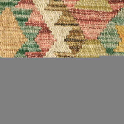 2' X 3' Gold Orange Brown Red Green Purple And Beige Southwestern Printed Stain Resistant Non Skid Area Rug
