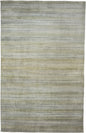 8' X 11' Gold Ivory And Gray Abstract Area Rug