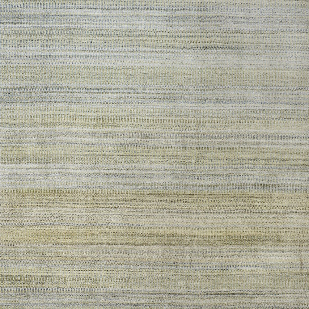 8' X 11' Blue and Gray Ombre Hand Woven Area Rug
