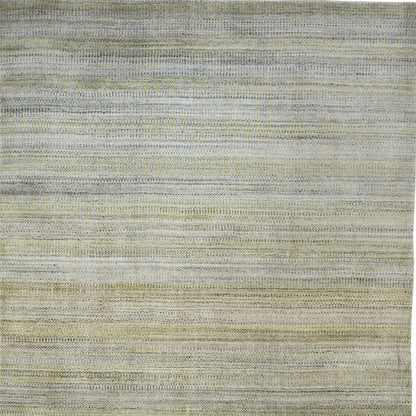 5' X 8' Gold Ivory And Gray Abstract Stain Resistant Area Rug