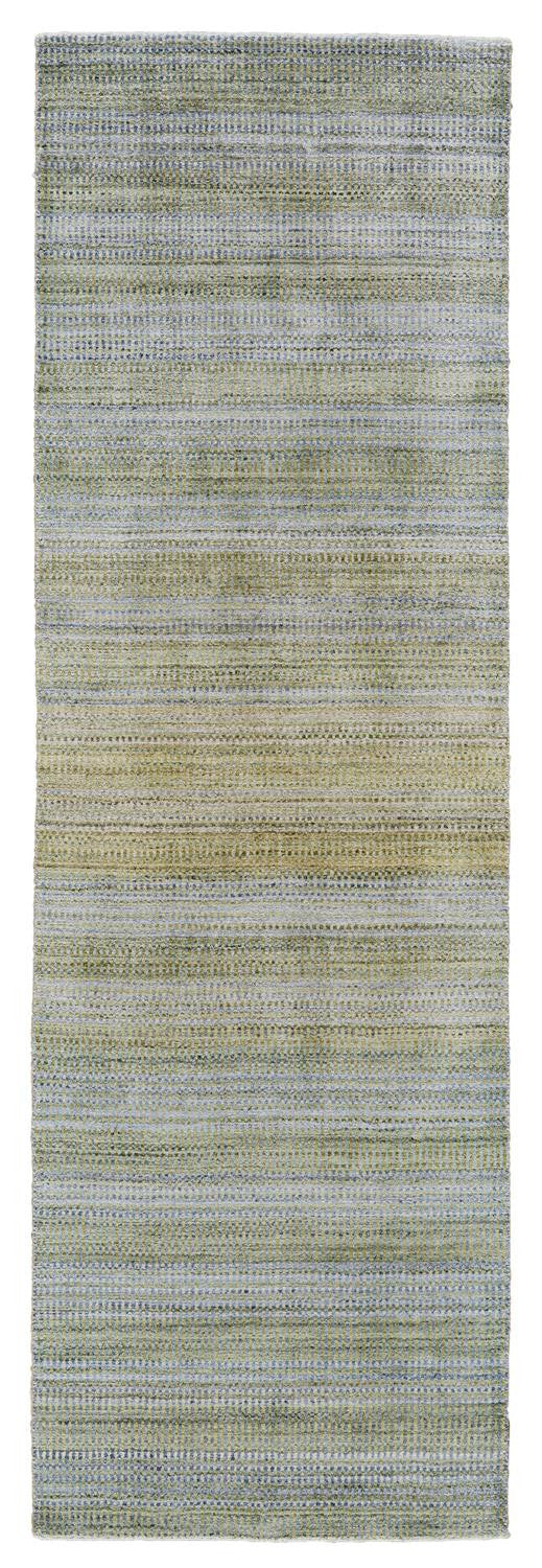 5' X 8' Gold Ivory And Gray Abstract Stain Resistant Area Rug