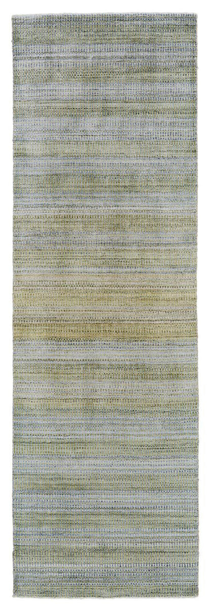 5' X 8' Gold Ivory And Gray Abstract Stain Resistant Area Rug