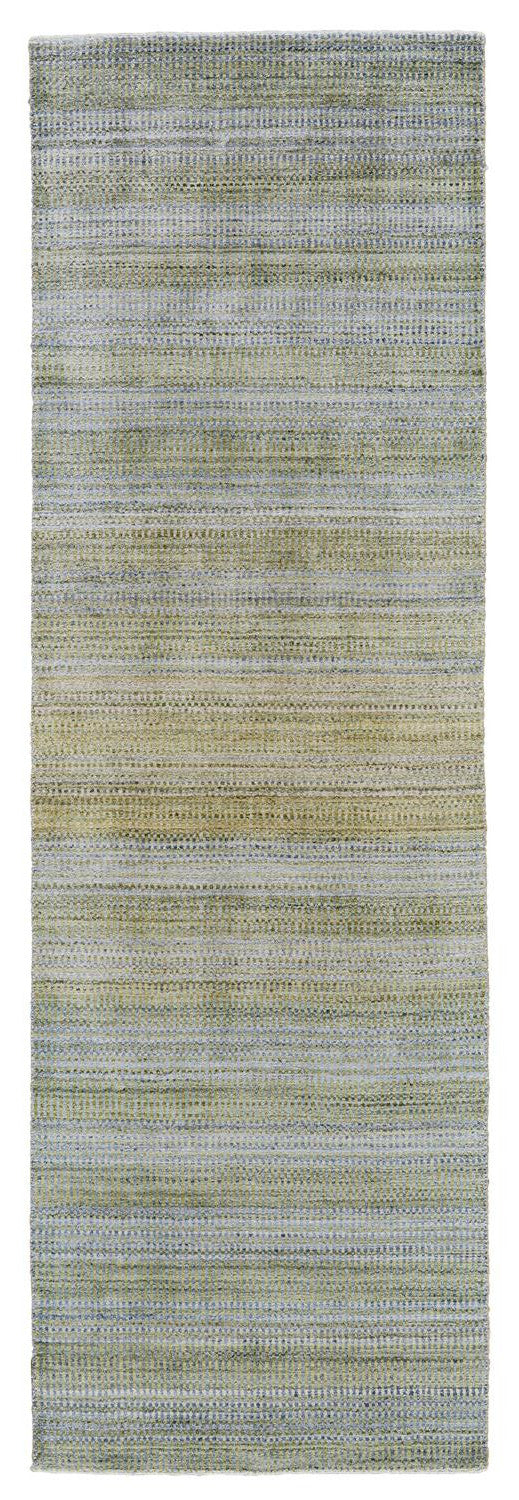 5' X 8' Gold Ivory And Gray Abstract Stain Resistant Area Rug