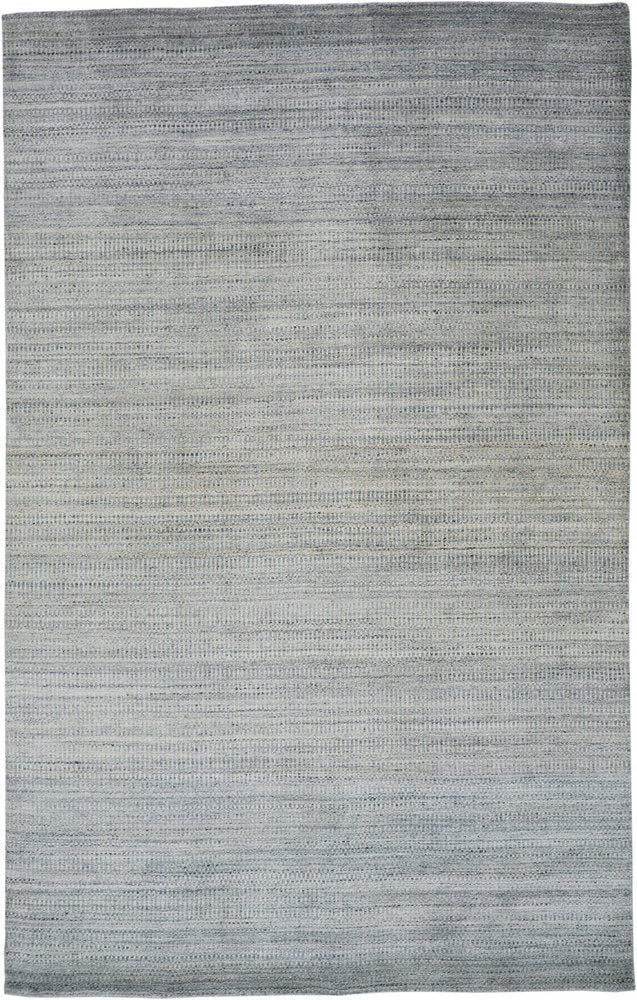 5' X 8' Blue and Green Ombre Hand Woven Area Rug
