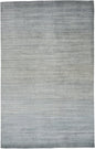 5' X 8' Blue and Green Ombre Hand Woven Area Rug