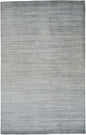 5' X 8' Blue and Green Ombre Hand Woven Area Rug