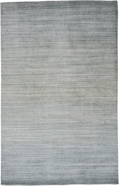 5' X 8' Gold Ivory And Gray Abstract Stain Resistant Area Rug