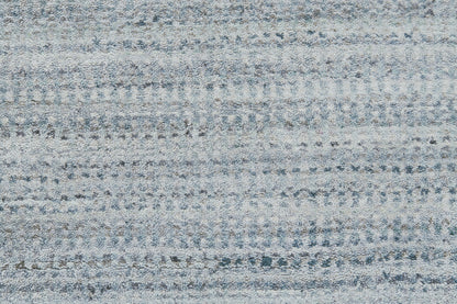 5' X 8' Gray and Ivory Abstract Area Rug