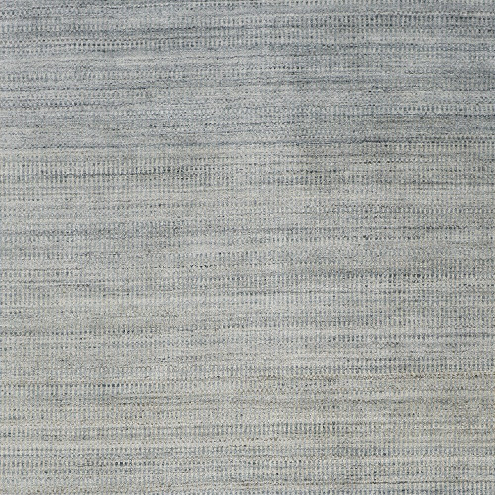 8' X 11' Blue and Gray Ombre Hand Woven Area Rug
