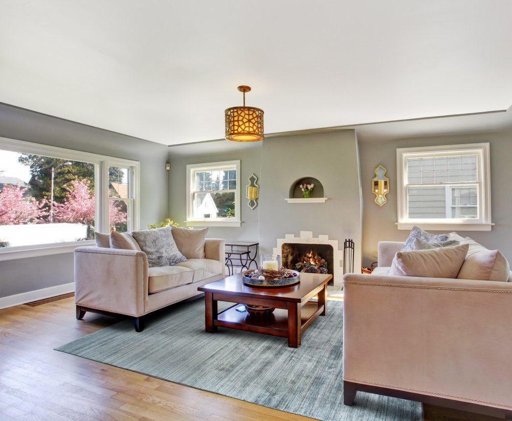 8' X 11' Gold Ivory And Gray Abstract Area Rug