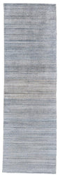 5' X 8' Gray and Ivory Abstract Area Rug