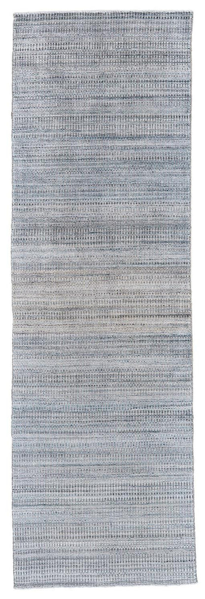 5' X 8' Gray and Ivory Abstract Area Rug