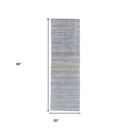 12' X 15' Ivory And Gray Abstract Stain Resistant Area Rug