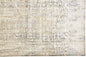 5' X 8' Gold Ivory And Gray Abstract Stain Resistant Area Rug