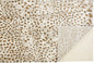 5' X 8' Brown And Ivory Abstract Stain Resistant Area Rug